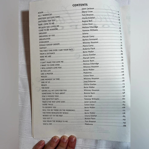 Vintage Great Ladies of Pop Piano/Vocal/Chords Book 90s Chart Toppers - Picture 2 of 3